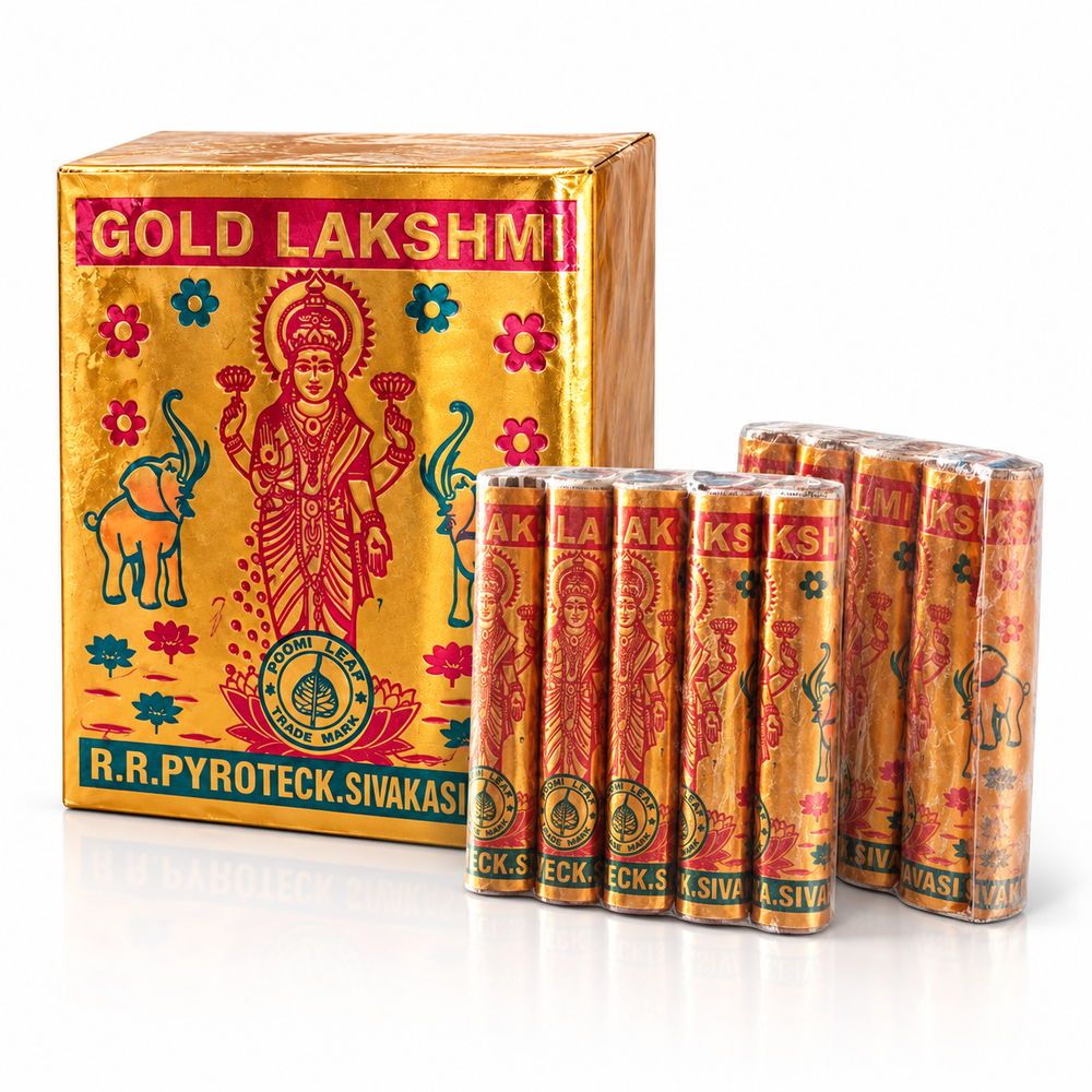 4" Gold Lakshmi
