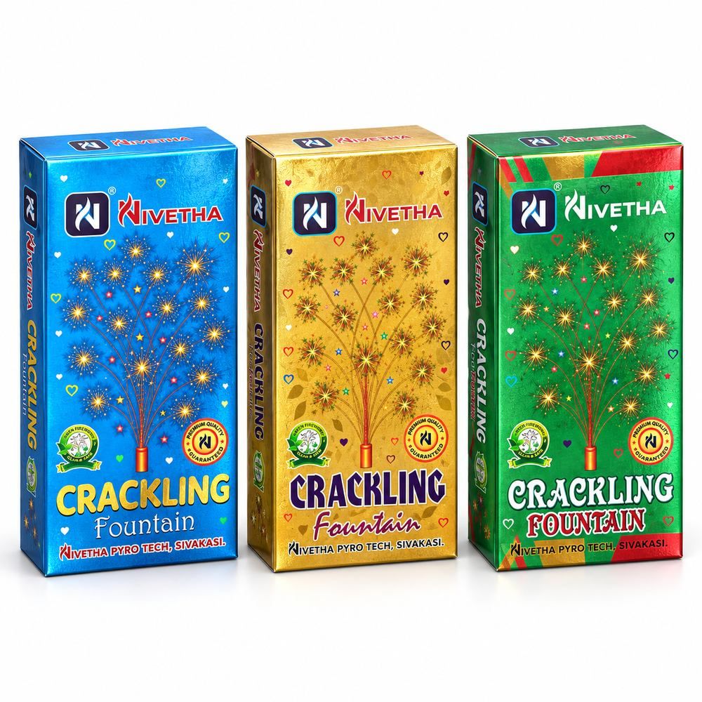 Crackling Fountain - 3 Pcs (NIVETHA)
